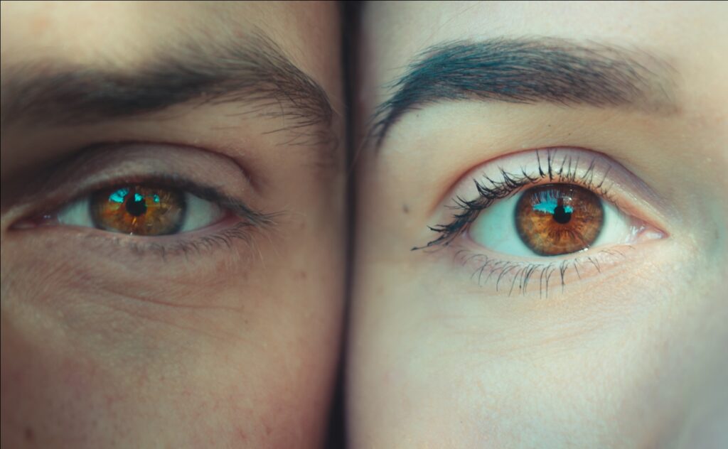 Eyes of a human